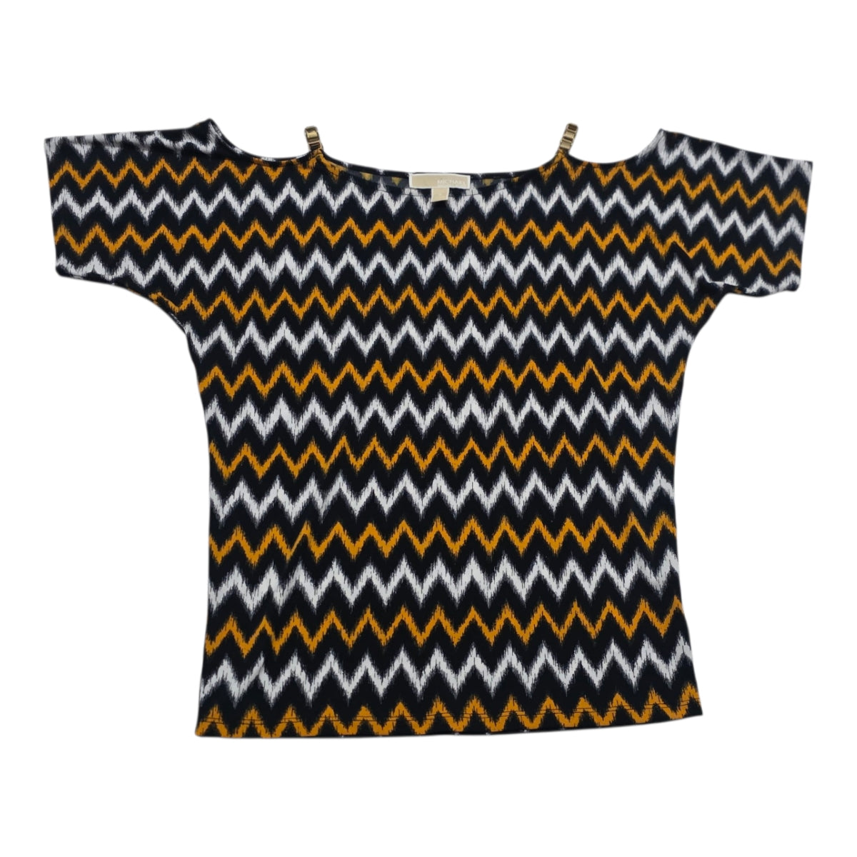 Blusa Michael Kors Amarillo/negro Talla Chica