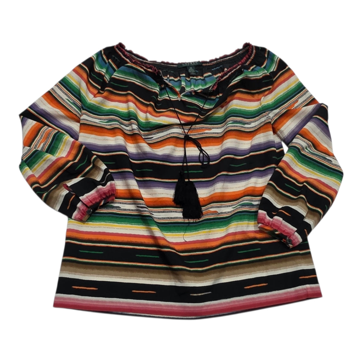 Blusa Campesina Multicolor Ralph Lauren Extra Chica