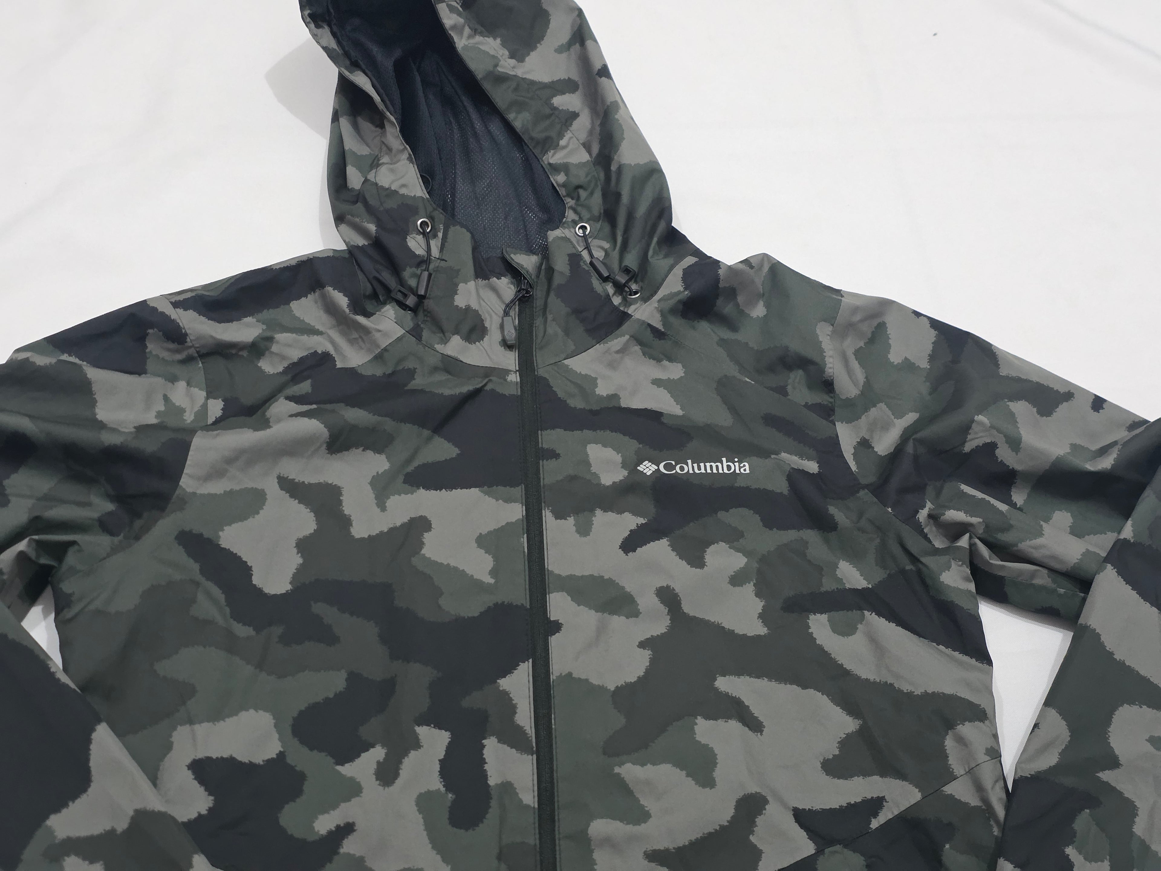 Chamarra Rompevientos Columbia Mujer Extra Chica Camuflaje