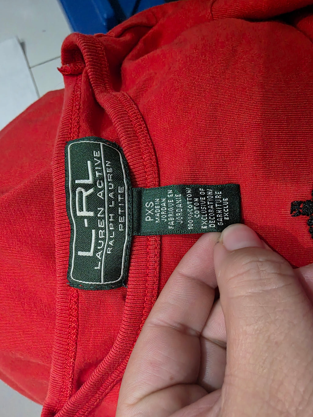 Playera Ralph Lauren Active Extra Chica De Mujer Color Rojo