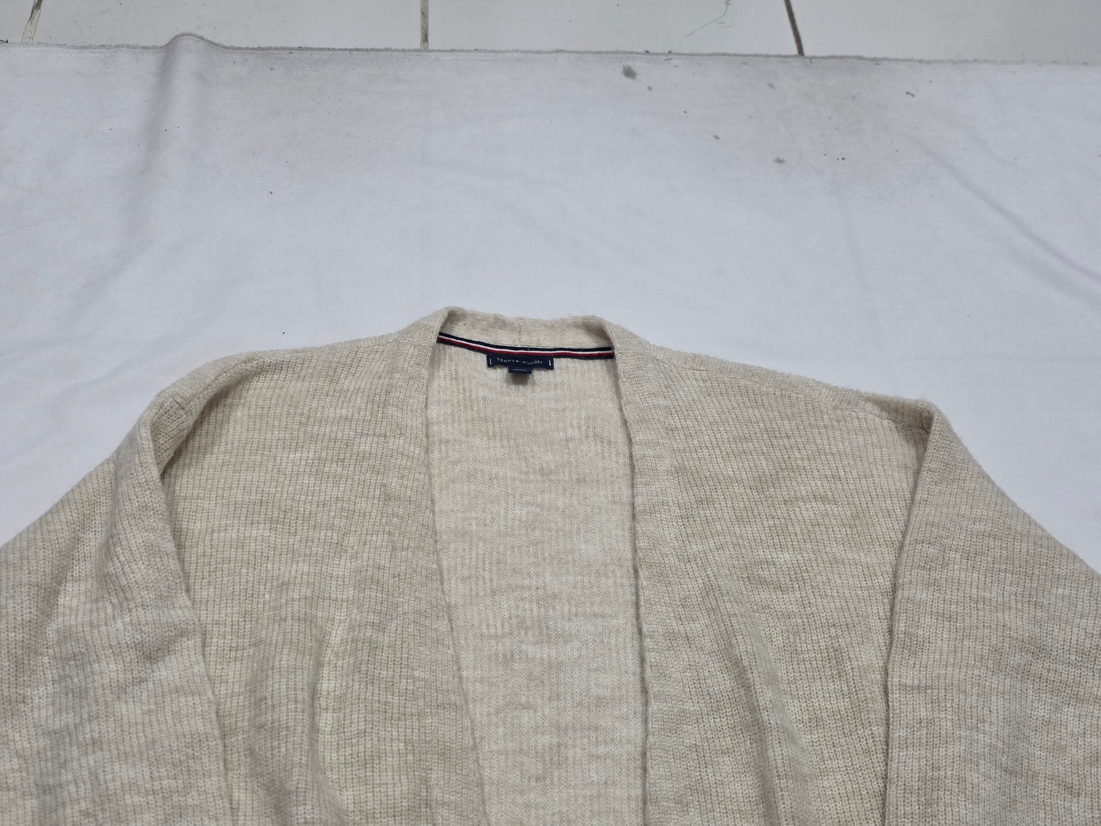 Cardigan Tommy Hilfiger Mujer Color Cafe Claro Extra Chica