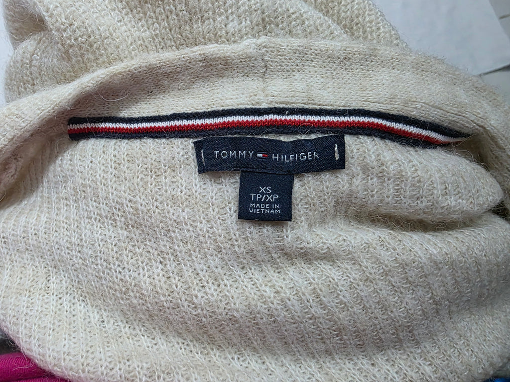 Cardigan Tommy Hilfiger Mujer Color Cafe Claro Extra Chica