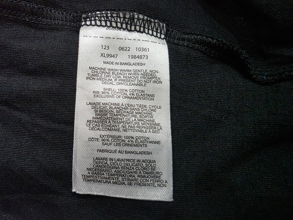 Playera Corta Columbia De Mujer Extra Chica Negra