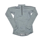 Playera Cierre Columbia Omniheat Extrachica Gris Mujer
