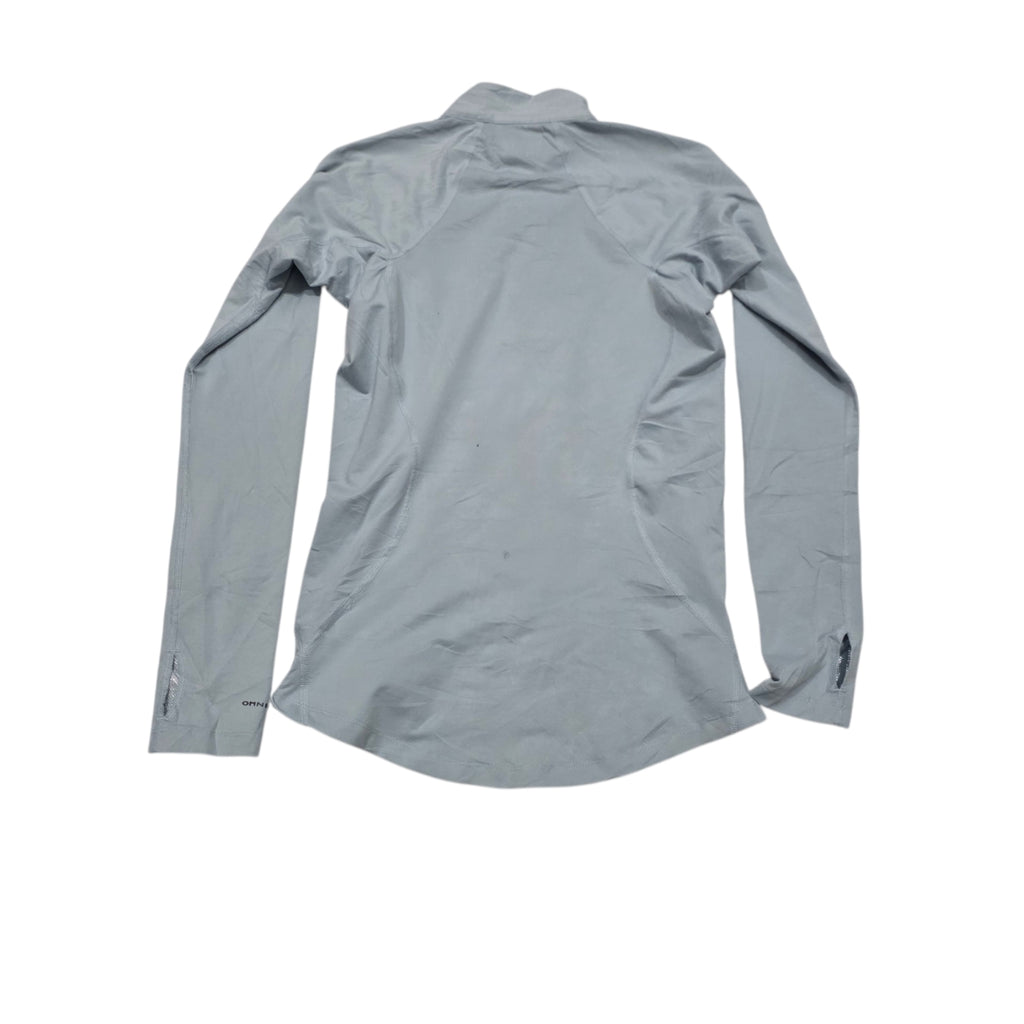 Playera Cierre Columbia Omniheat Extrachica Gris Mujer