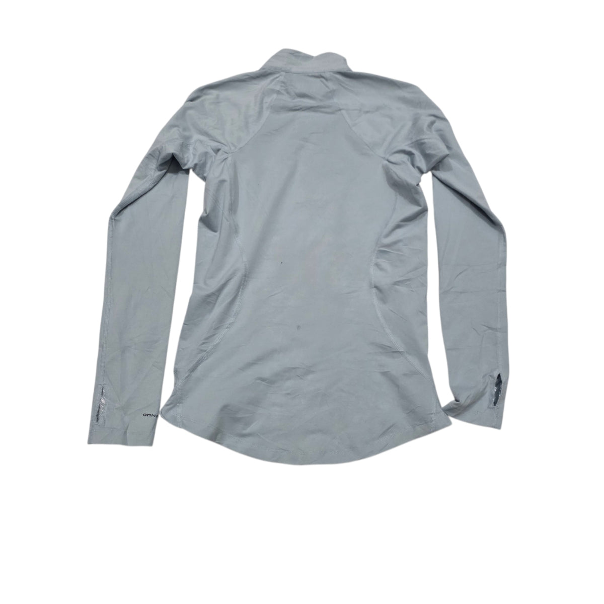 Playera Cierre Columbia Omniheat Extrachica Gris Mujer