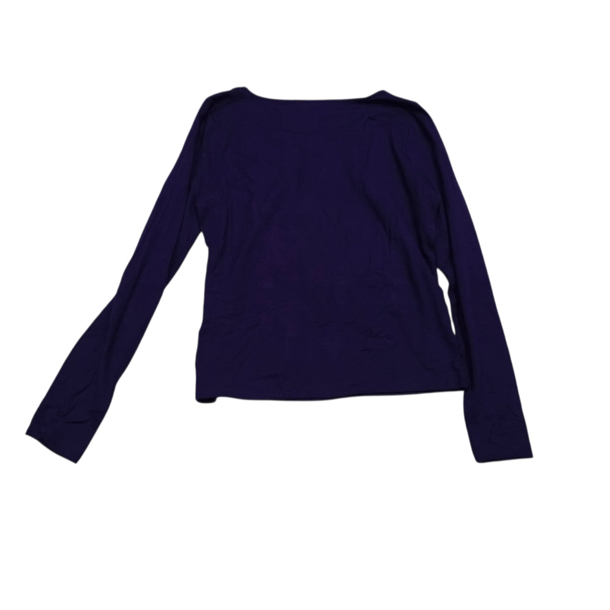 Playera Ralph Lauren De Rayon Talla Chica Morada Manga Larga