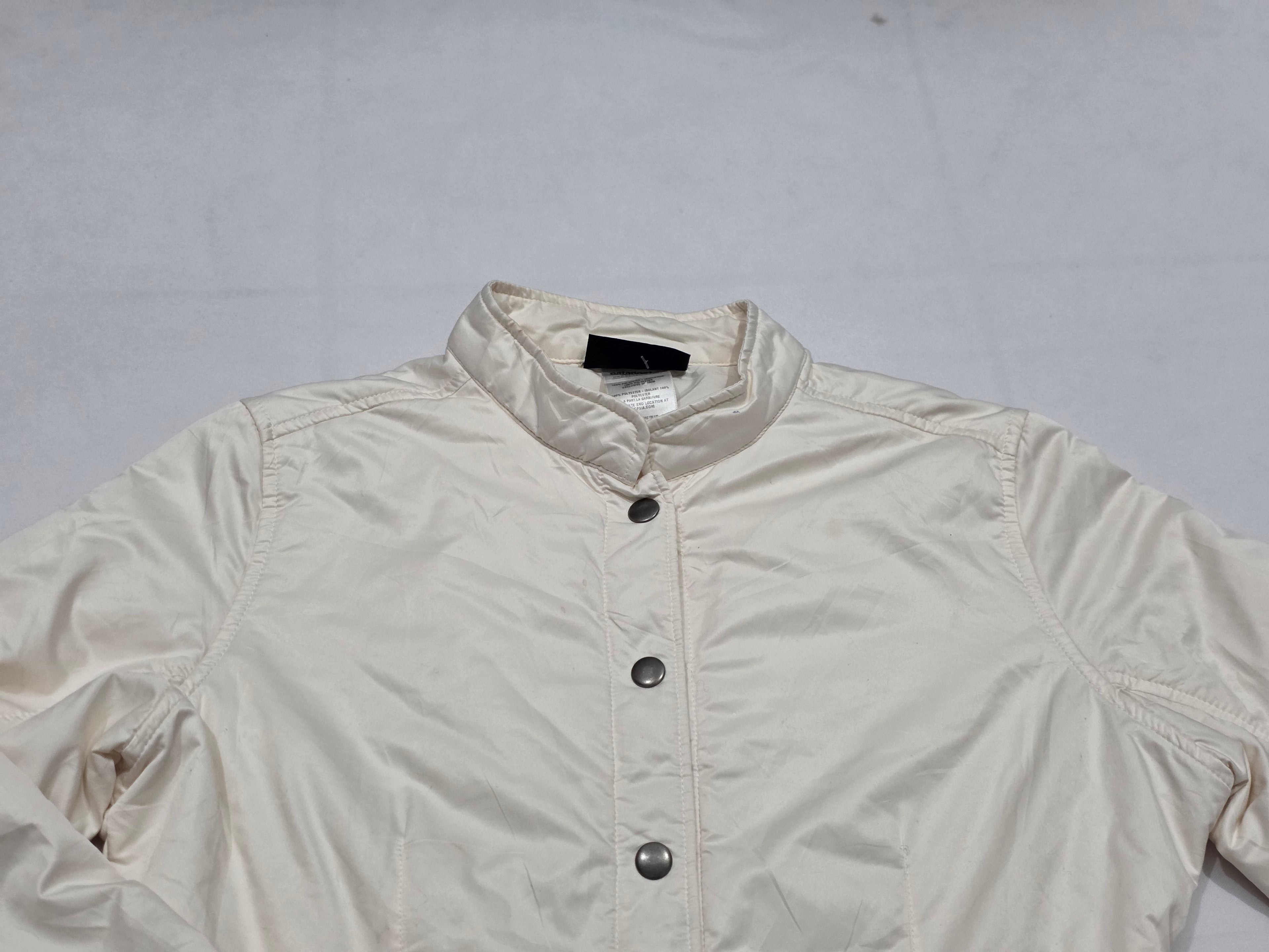Chamarra Patagonia De Mujer Talla Chica Color Crema