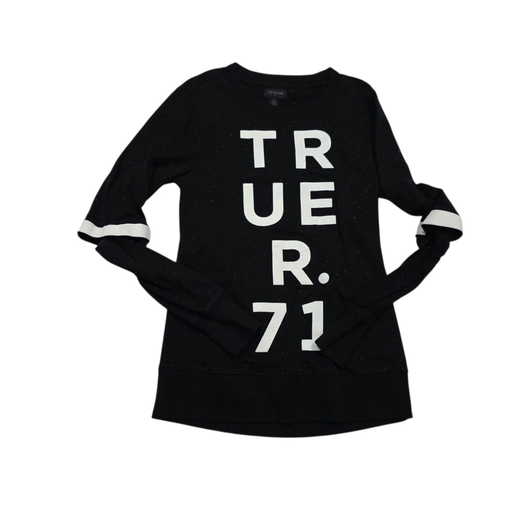 Playera True Religion De Mujer Talla Chica Gris Jaspeado