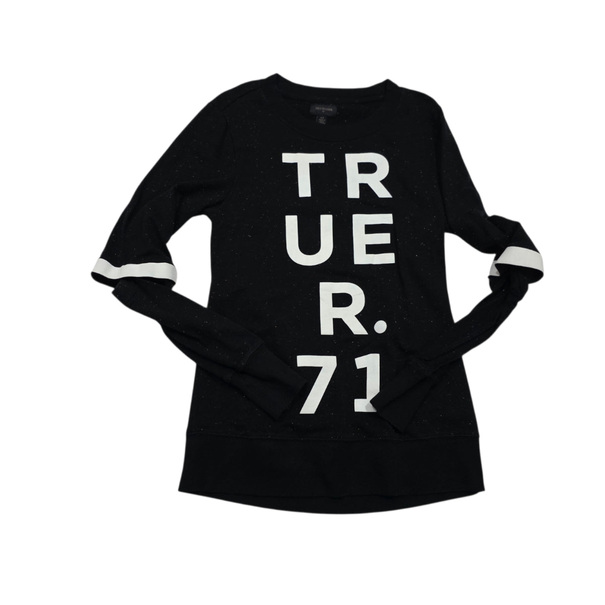 Playera True Religion De Mujer Talla Chica Gris Jaspeado