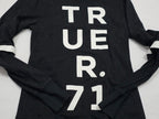 Playera True Religion De Mujer Talla Chica Gris Jaspeado