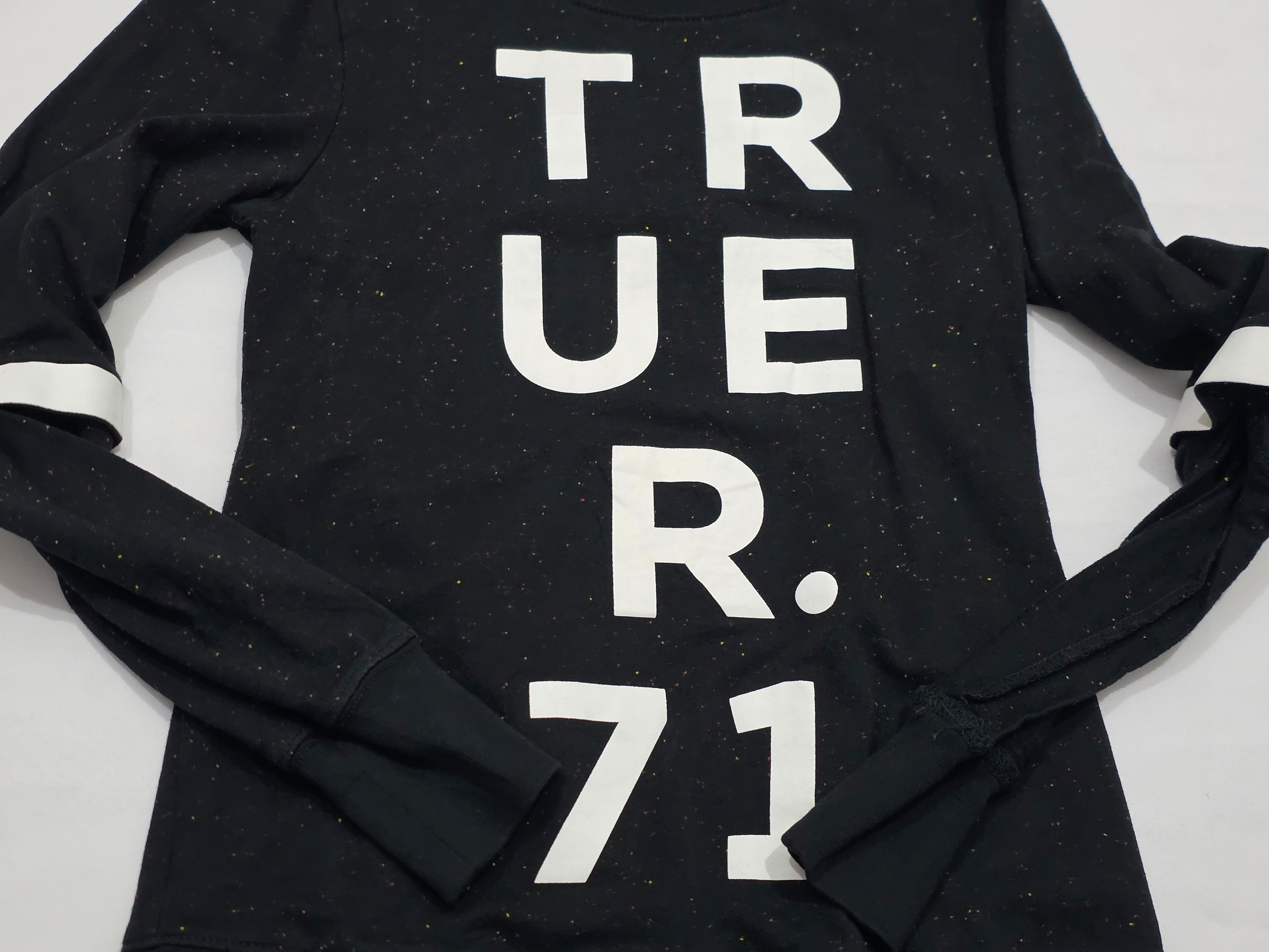 Playera True Religion De Mujer Talla Chica Gris Jaspeado