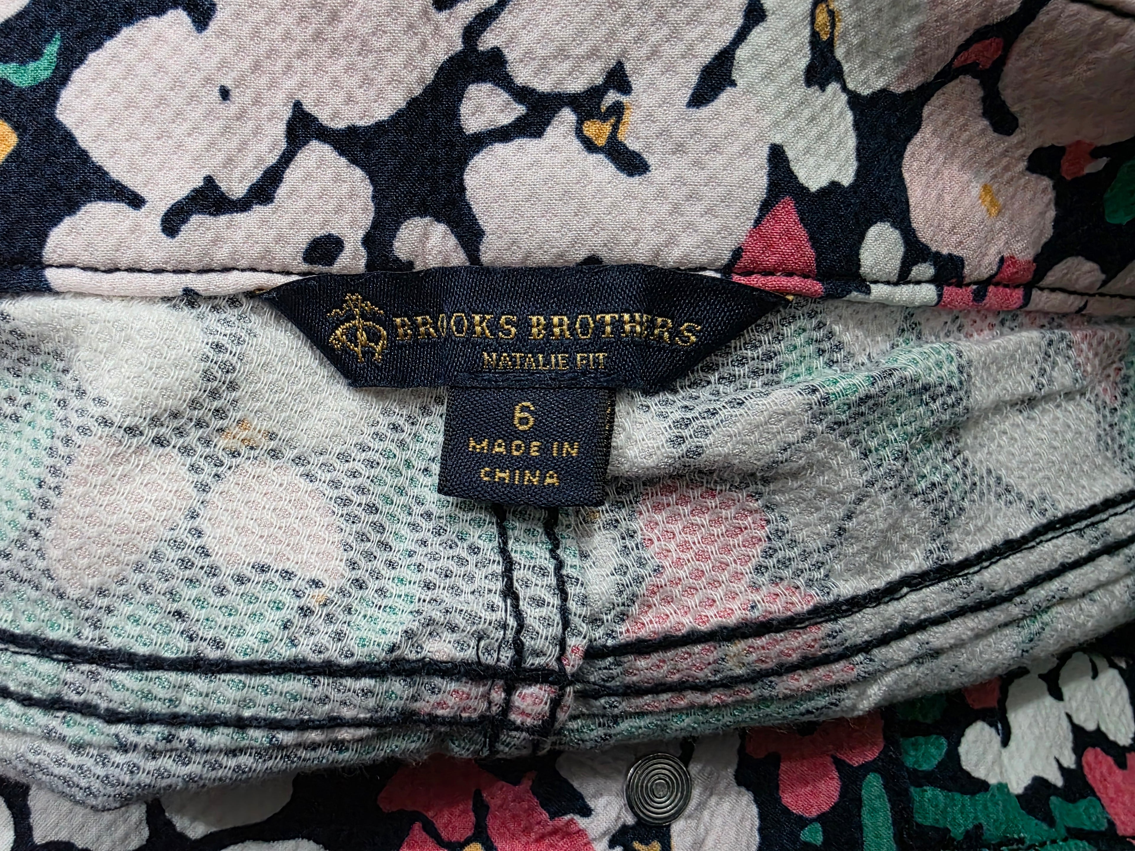 Pantalon Floreado Brooks Brothers De Mujer Talla 6