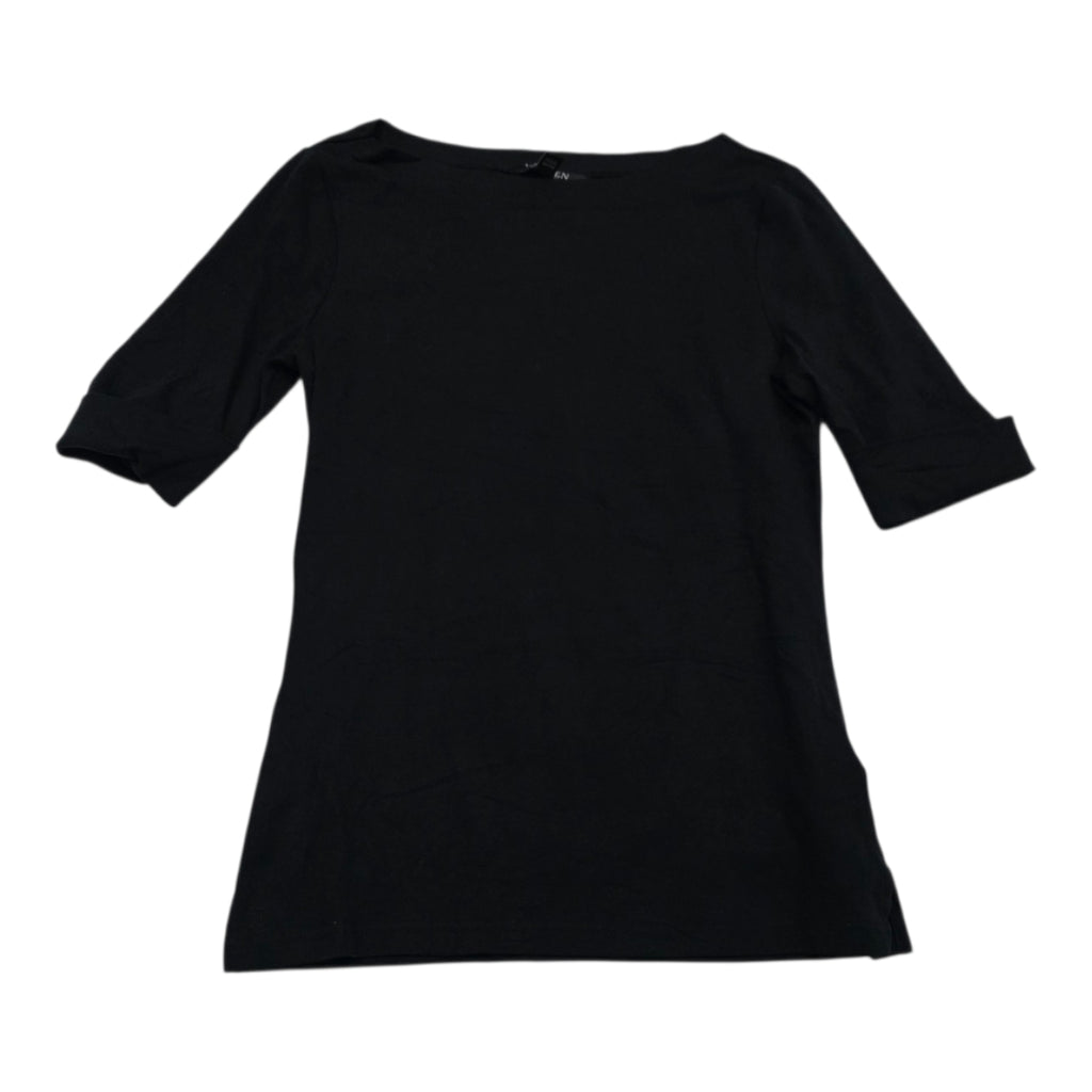 Playera Ralph Lauren Black Mujer Tal Chica Negro Manga Corta