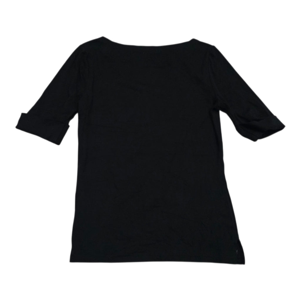 Playera Ralph Lauren Black Mujer Tal Chica Negro Manga Corta