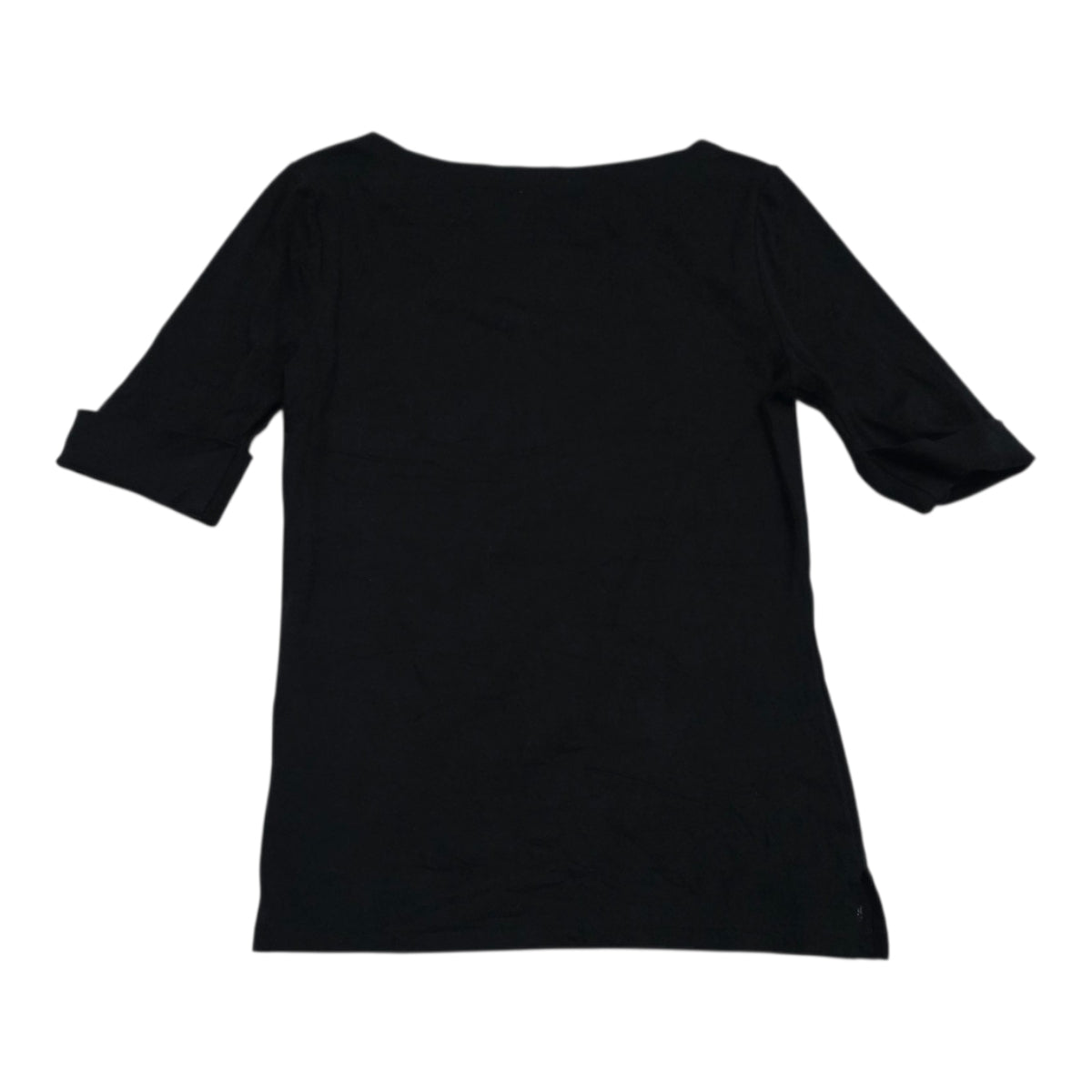 Playera Ralph Lauren Black Mujer Tal Chica Negro Manga Corta
