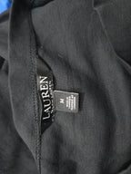 Playera Ralph Lauren Black Mujer Tal Chica Negro Manga Corta