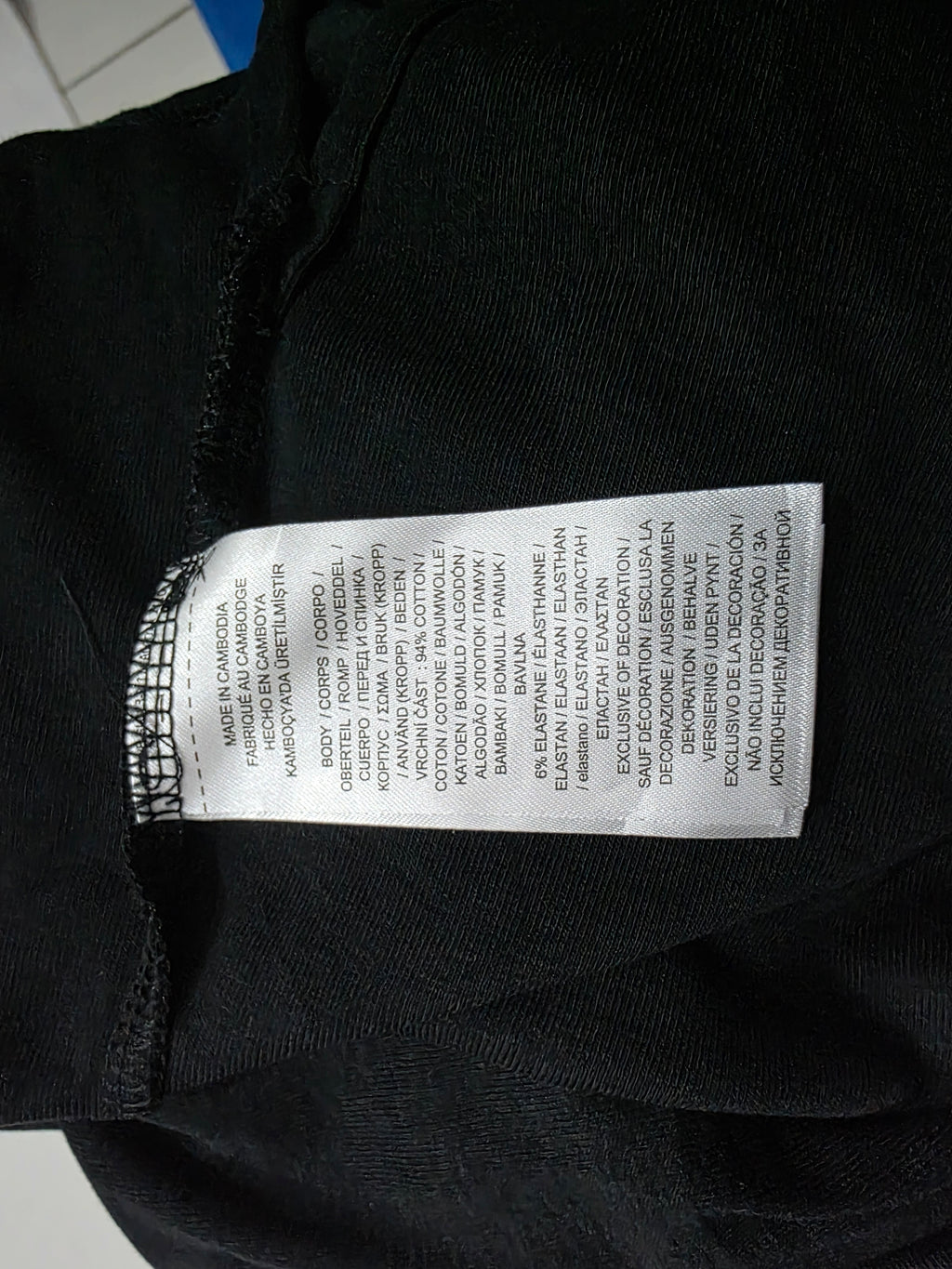 Playera Ralph Lauren Black Mujer Tal Chica Negro Manga Corta