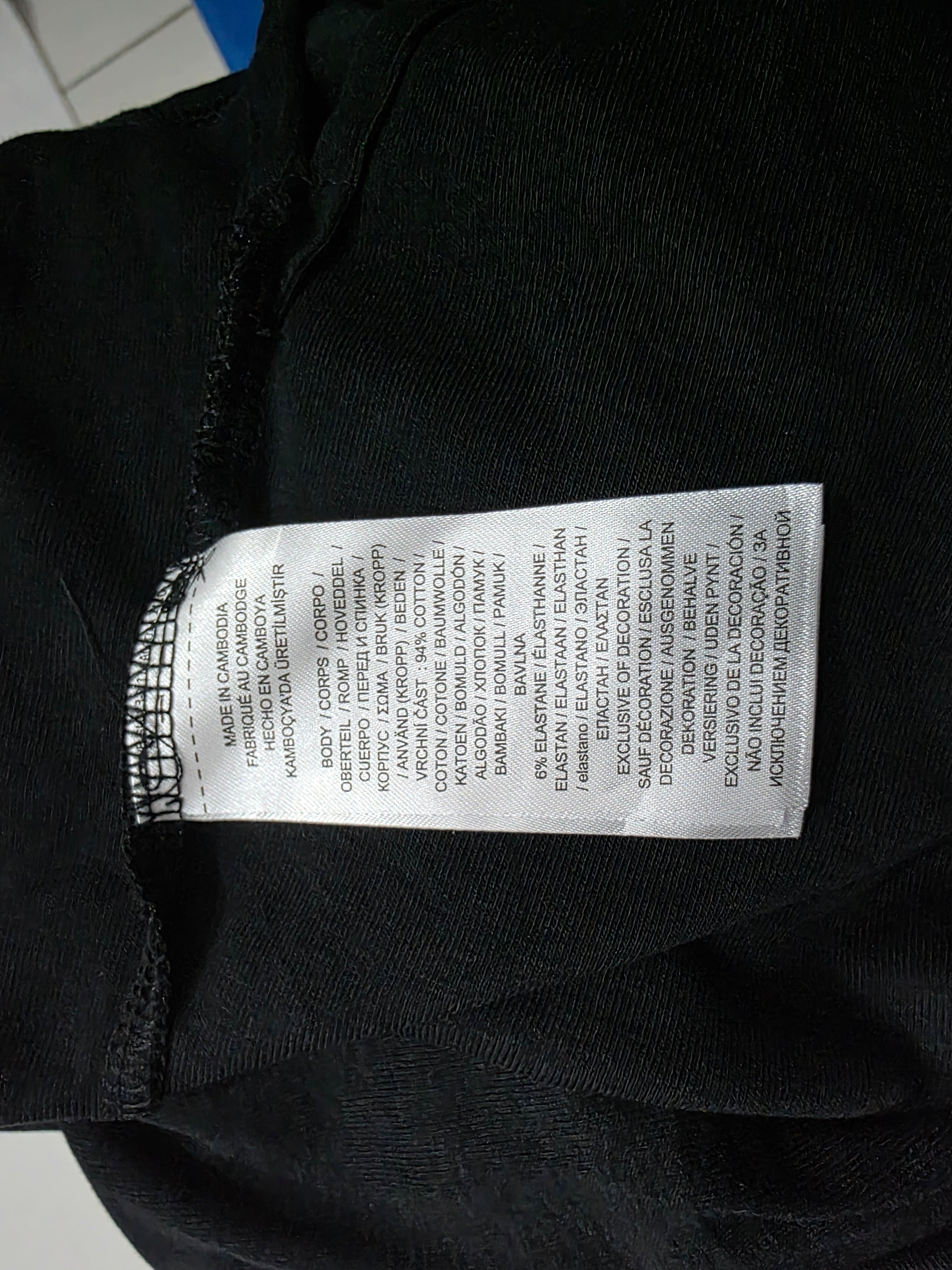 Playera Ralph Lauren Black Mujer Tal Chica Negro Manga Corta