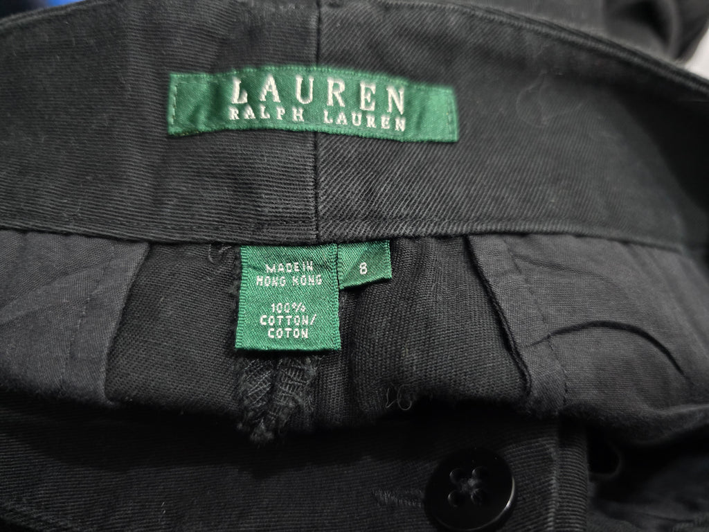 Short Ralph Lauren De Mujer Talla 8 Color Negro