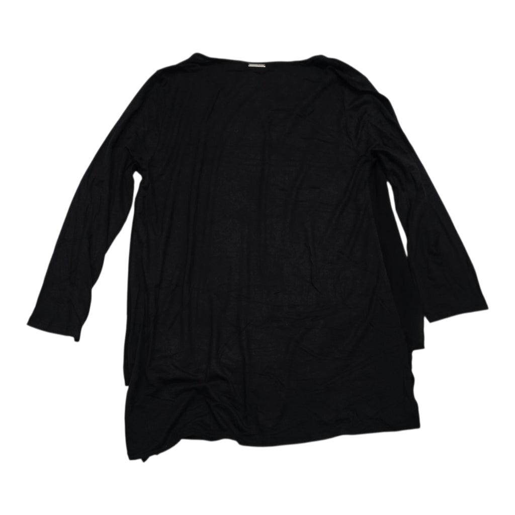 Blusa Ligera Michael Kors Mujer Tall Mediana Negra Manga 3/4