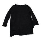 Blusa Ligera Michael Kors Mujer Tall Mediana Negra Manga 3/4