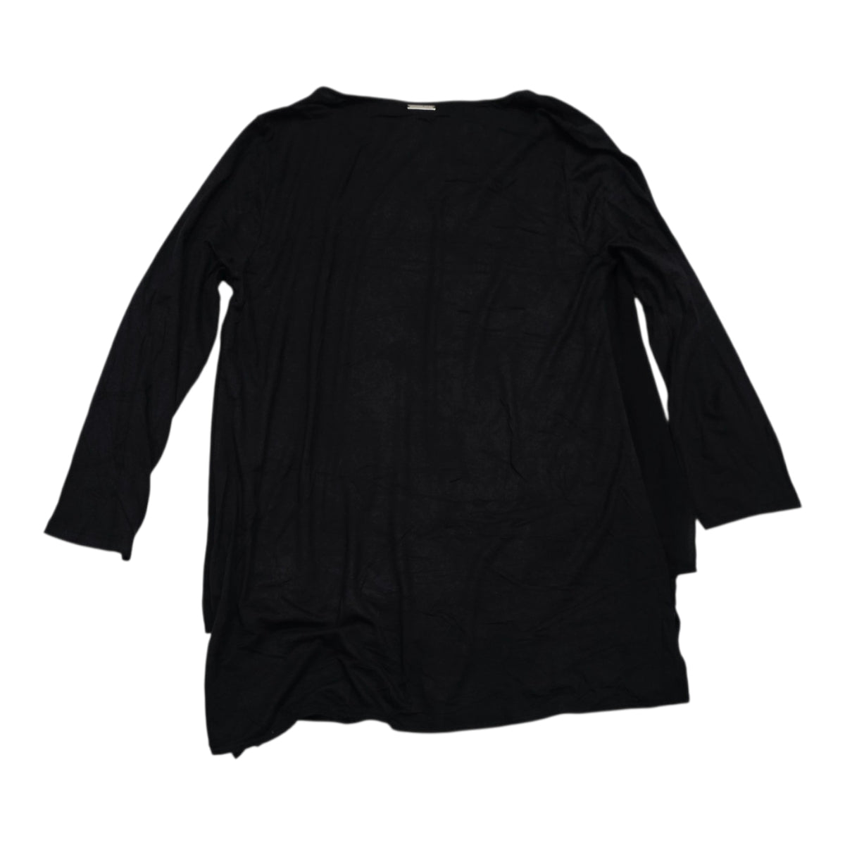 Blusa Ligera Michael Kors Mujer Tall Mediana Negra Manga 3/4