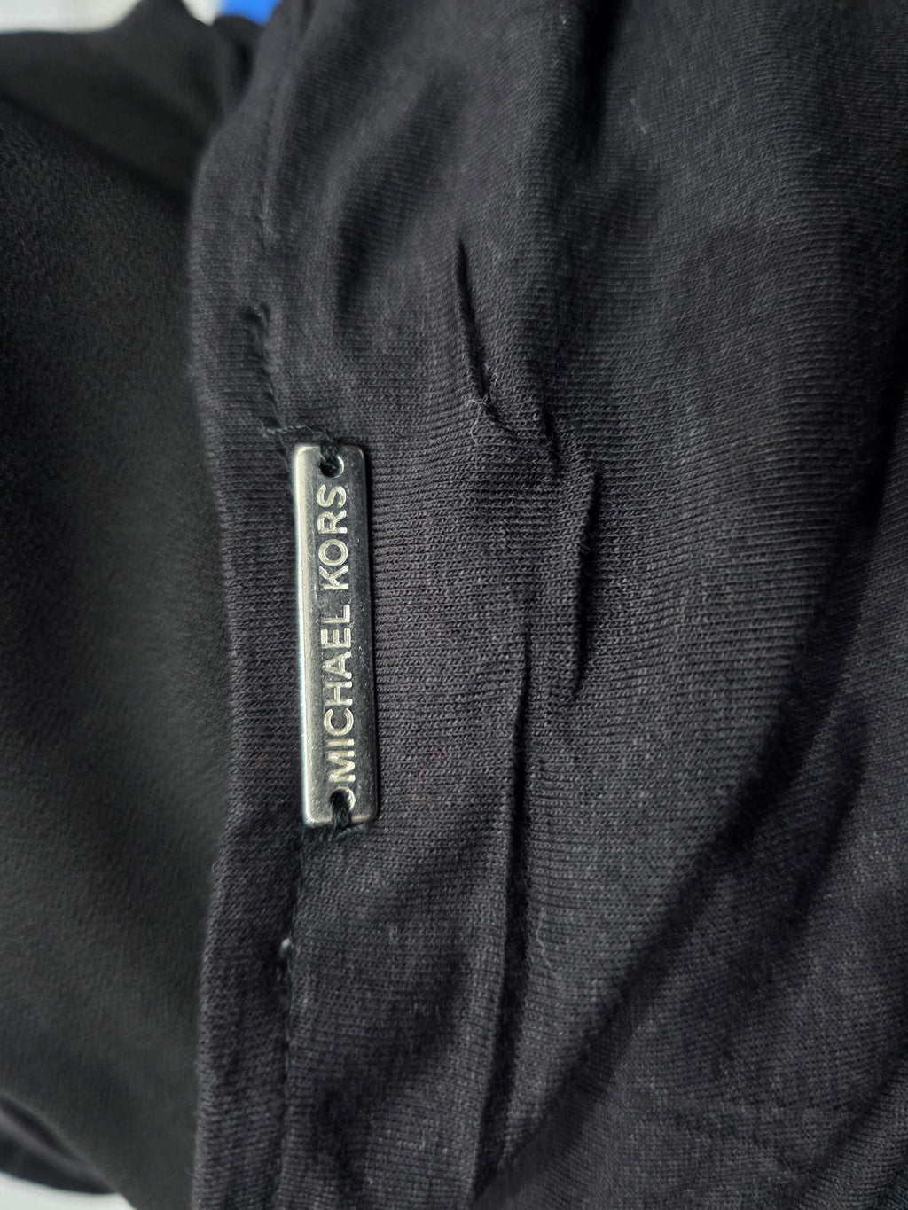 Blusa Ligera Michael Kors Mujer Tall Mediana Negra Manga 3/4