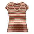Playera Tommy Hilfiger De Mujer Talla Mediana Naranja/cafe