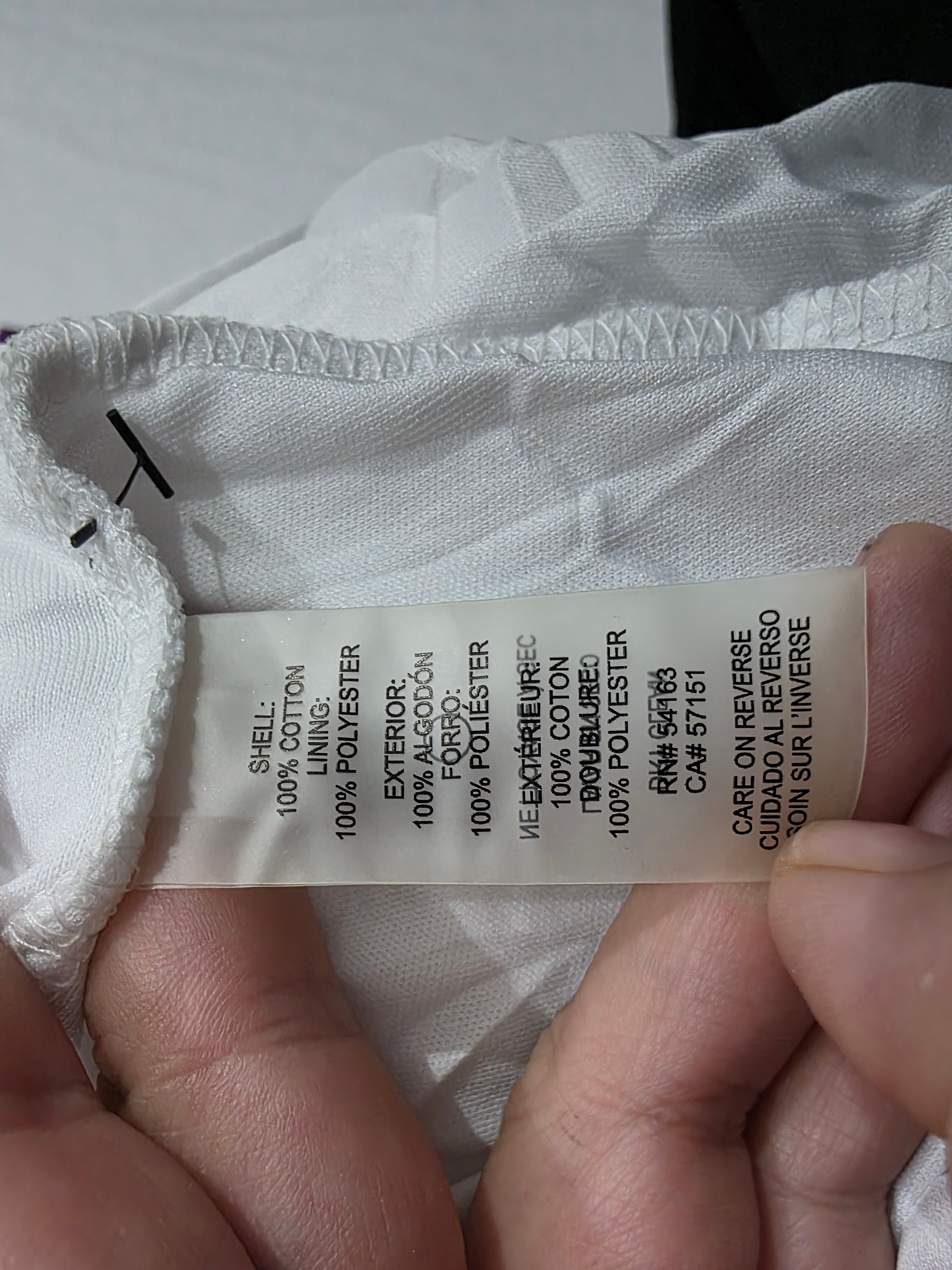 Vestido Camisero Tommy Hilfiger Encaje Blanco Tall 12 Mujer