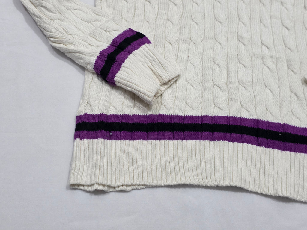 Sueter Ralph Lauren Talla Grande Mujer Color Beige Co Morado