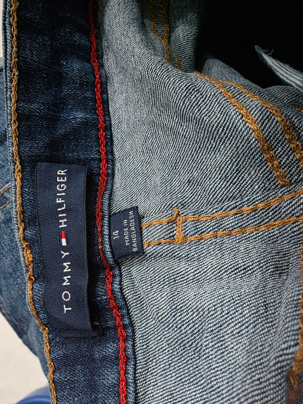 Short De Mezclilla Tommy Hilfiger De Mujer Talla 14