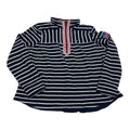 Sudadera Vineyard Vines De Mujer Talla Grande Azul Rayada