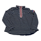 Sudadera Vineyard Vines De Mujer Talla Grande Azul Rayada