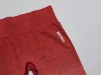 Biker Gymshark De Mujer Talla Grande Color Naranja