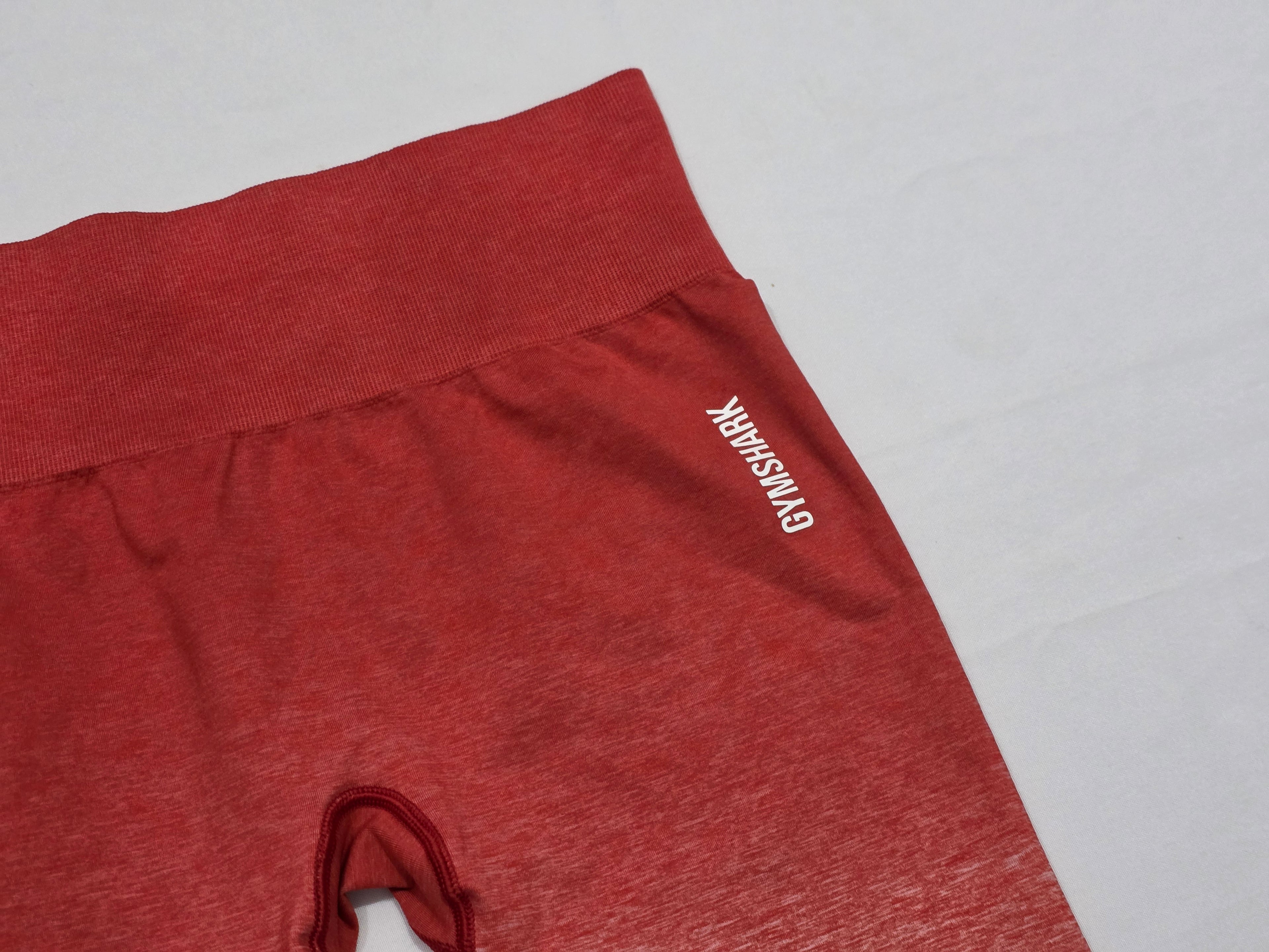 Biker Gymshark De Mujer Talla Grande Color Naranja
