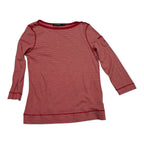 Playera Ralph Lauren De Mujer Talla Grande Rojo/blanco