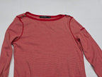 Playera Ralph Lauren De Mujer Talla Grande Rojo/blanco