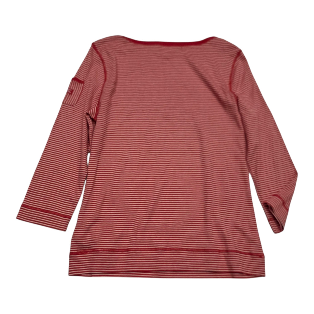 Playera Ralph Lauren De Mujer Talla Grande Rojo/blanco