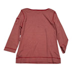 Playera Ralph Lauren De Mujer Talla Grande Rojo/blanco