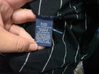 Playera Ralph Lauren Mujer Grande Negra Lineas Poni Verde