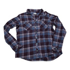 Camisa Columbia De Mujer Talla Grande Morada/azul