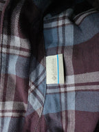 Camisa Columbia De Mujer Talla Grande Morada/azul
