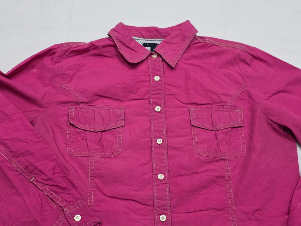 Camisa Tommy Hilfiger De Mujer Talla Grande Color Bugambilia