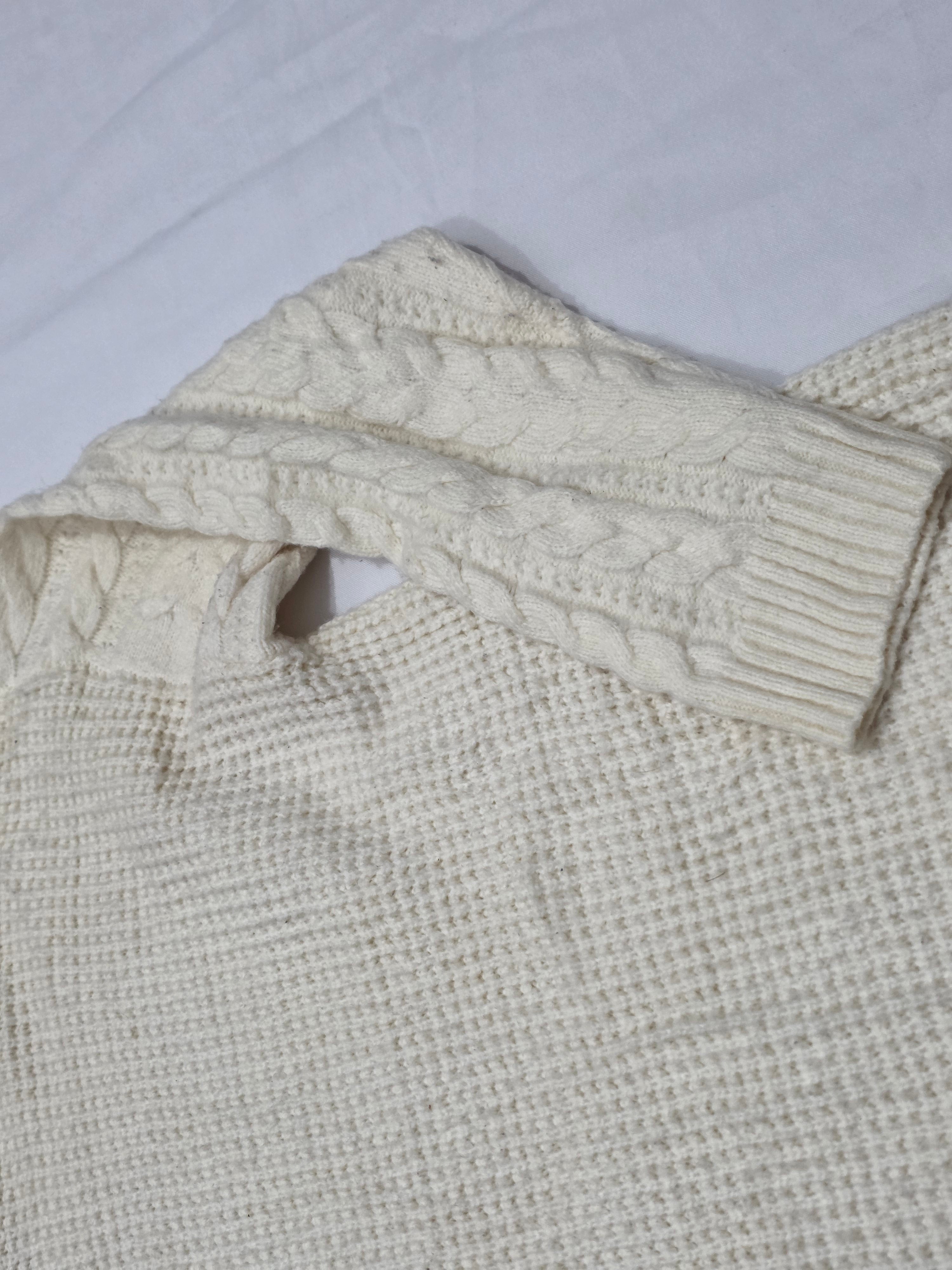 Sueter Michael Kors Turtle Neck Color Crema Extra Grande