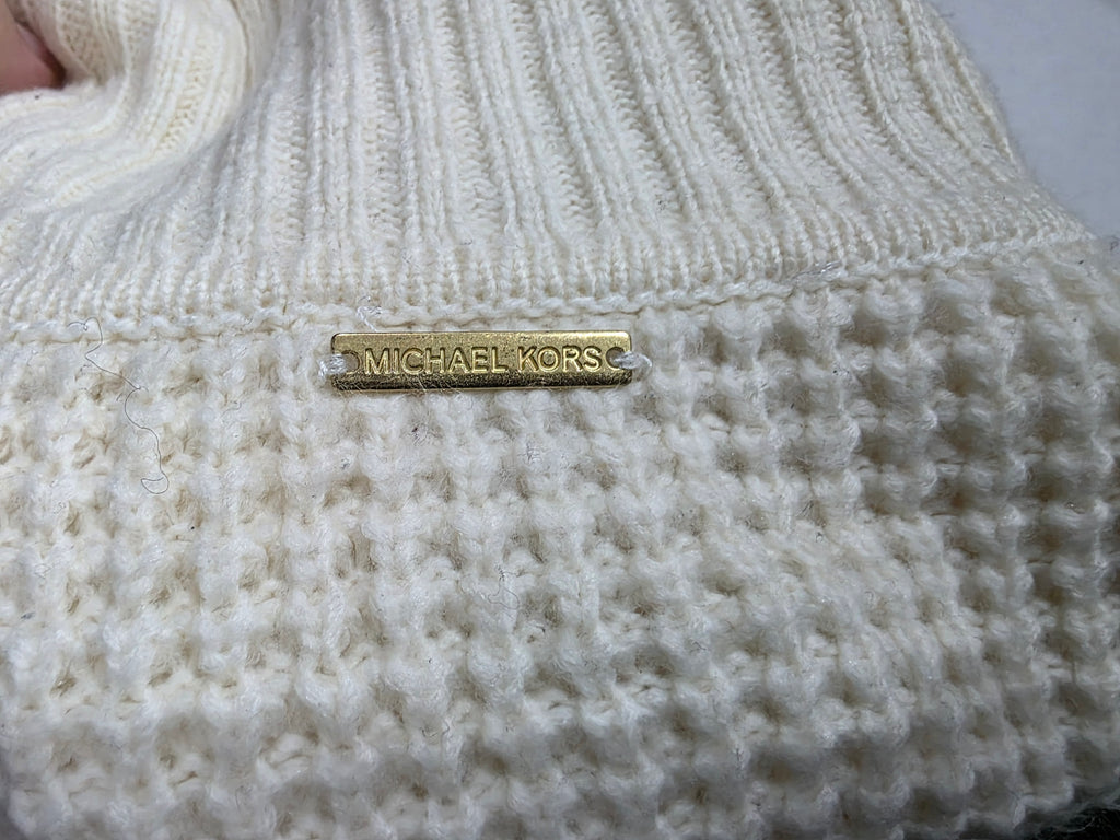 Sueter Michael Kors Turtle Neck Color Crema Extra Grande