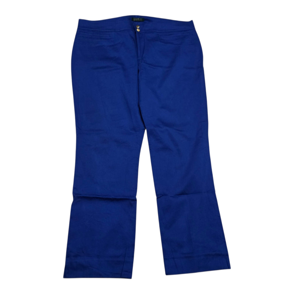 Pantalon De Vestir Ralph Lauren De Mujer Talla 16 Azul (