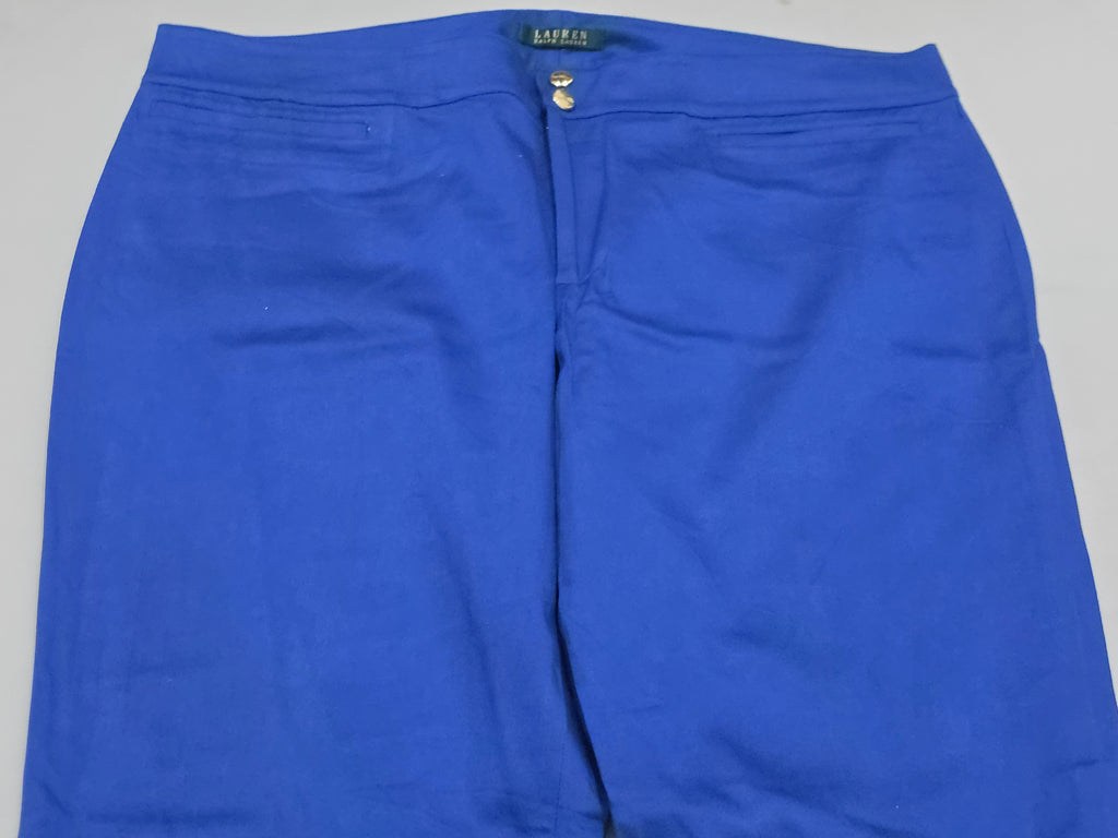 Pantalon De Vestir Ralph Lauren De Mujer Talla 16 Azul (