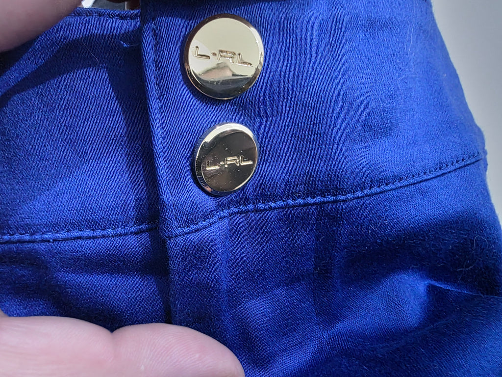 Pantalon De Vestir Ralph Lauren De Mujer Talla 16 Azul (