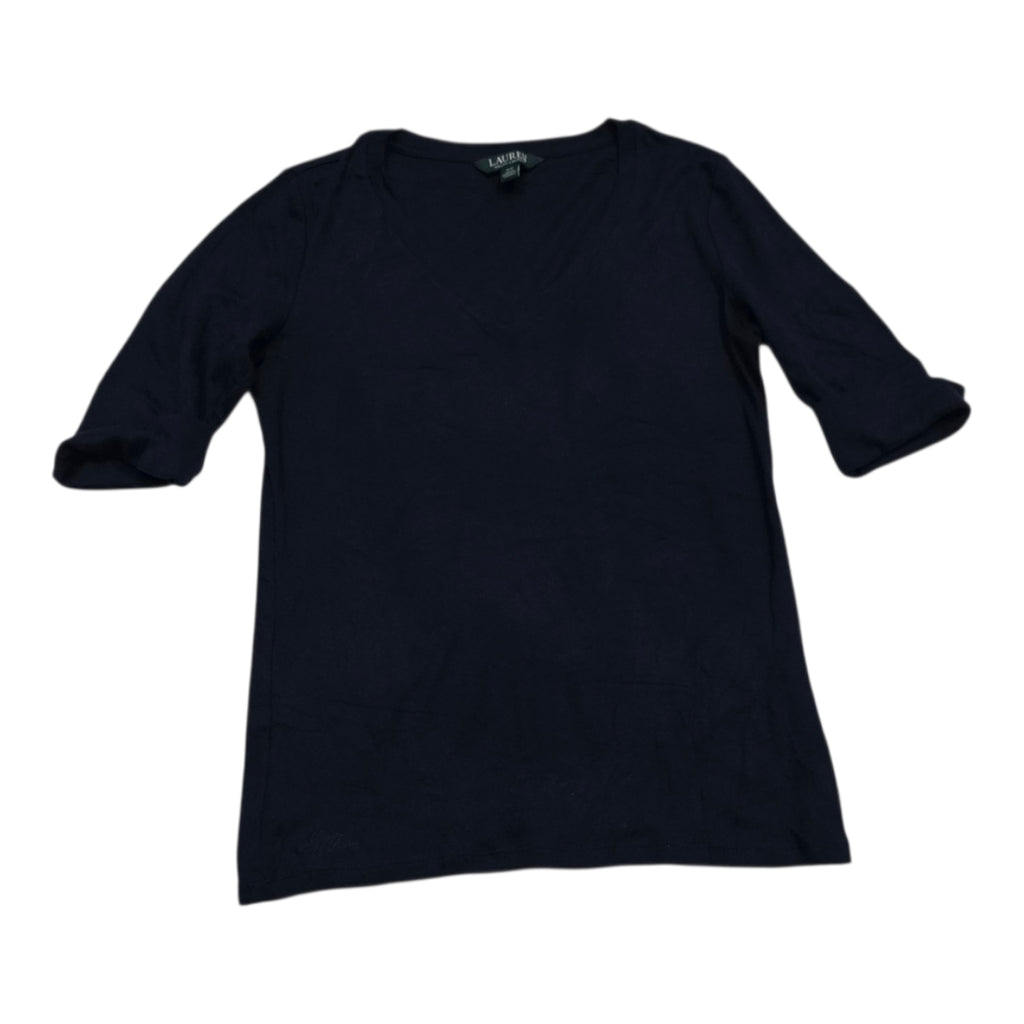 Playera Ralph Lauren Mujer Talla Chica Azul Manga Corta
